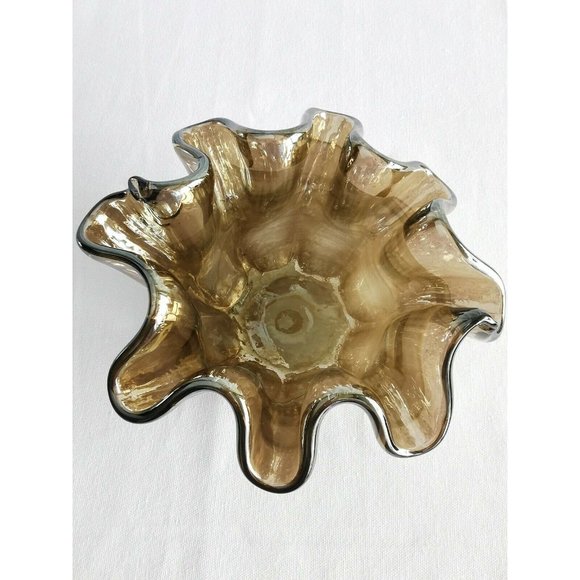 Antonio Tammaro Murano Art Glass Candle Vase Made In Italy 5" - Picture 3 of 11